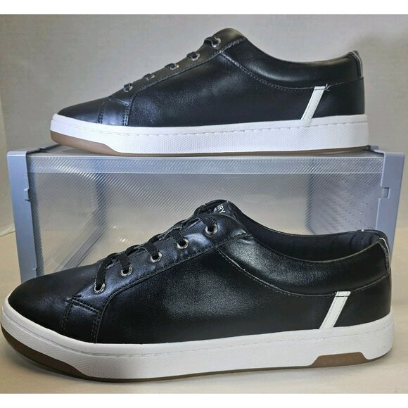Sperry Women's Black/ White  Charter Lace To Toe Comfort  Sneaker  Size 12 M - Picture 1 of 16